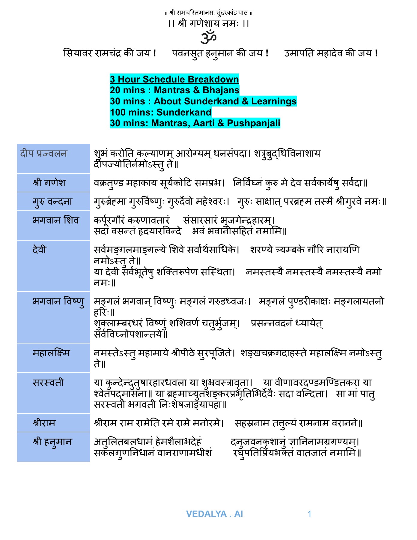 Preview of Mantras & Bhajans